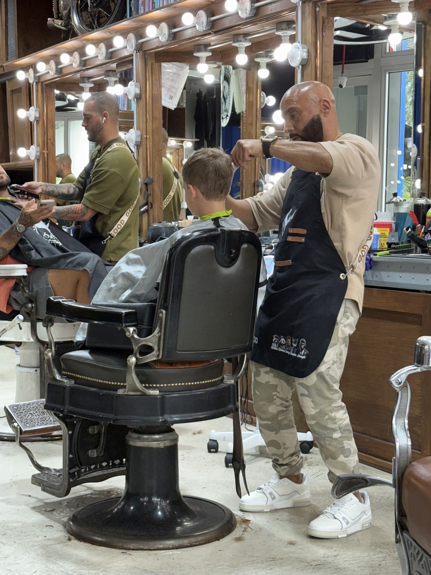 Inside The Spot Barbershop Design District