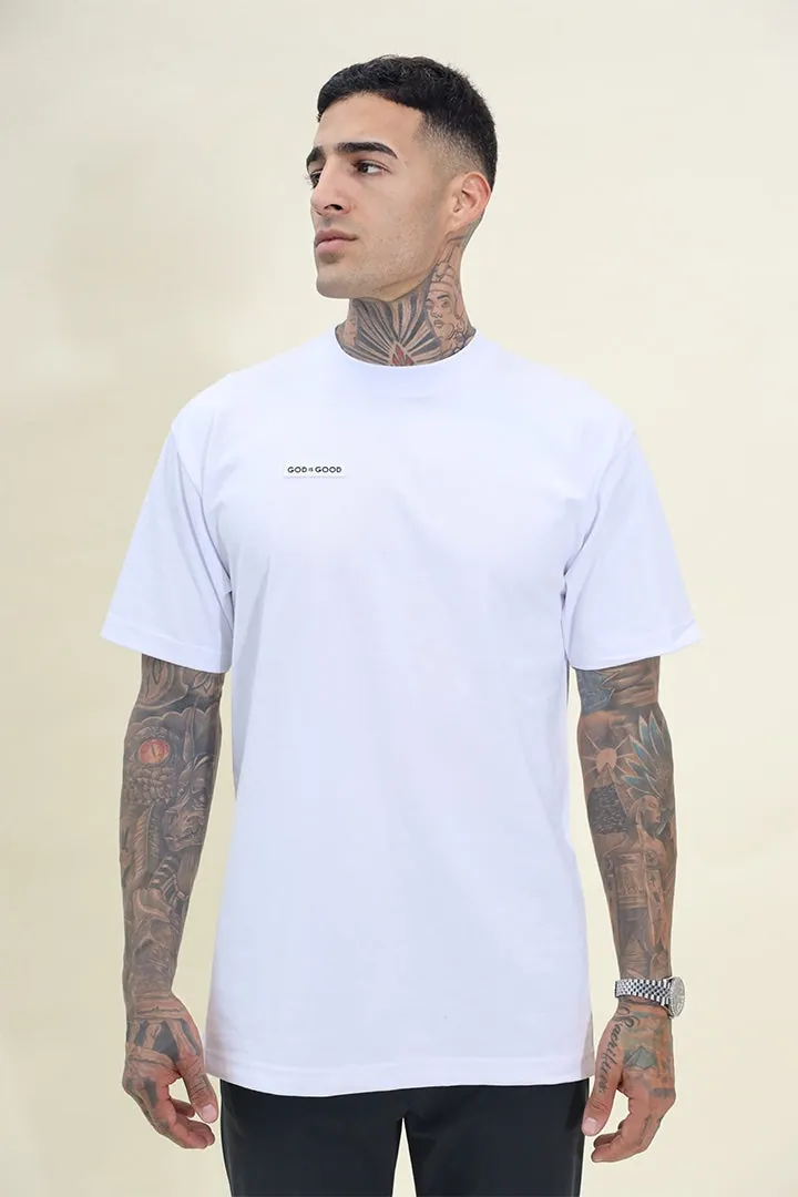 GOD IS GOOD Rubber Label Tee