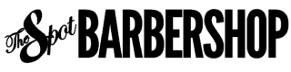 the spot barbershop black logo